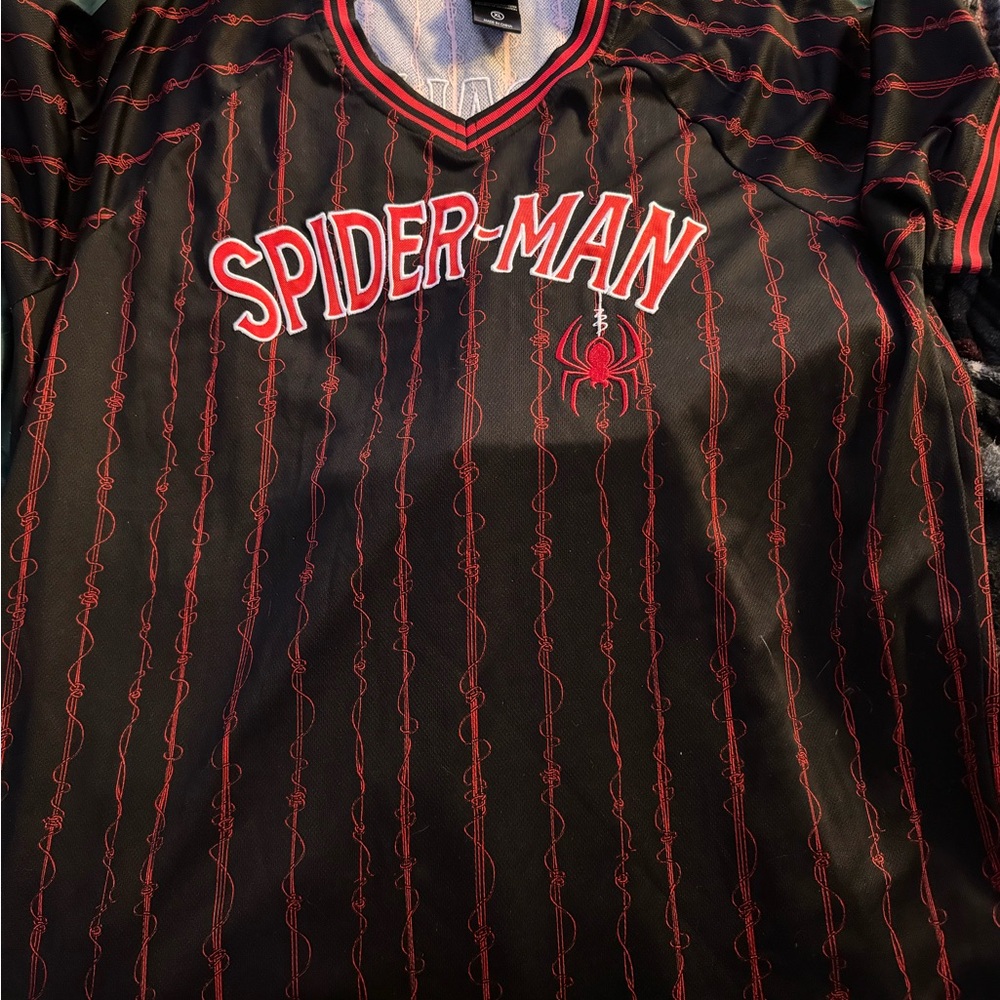Spider-Man Miles Morales baseball jersey